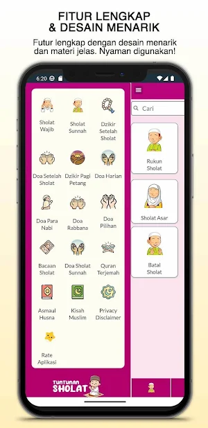 Tuntunan Bacaan Sholat Lengkap Screenshot 2