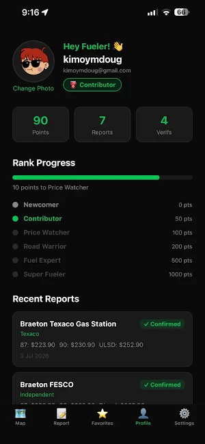 FuelWatch JA Screenshot 3