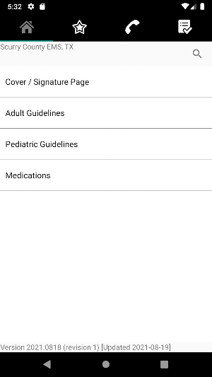 Scurry County EMS Guidelines Screenshot 1