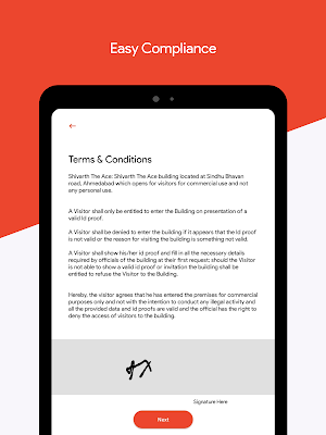 KARMA WORKSPACES VISITOR MANAGEMENT Screenshot 2