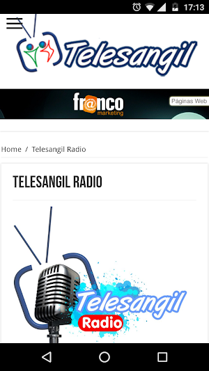 Telesangil Radio Screenshot 1