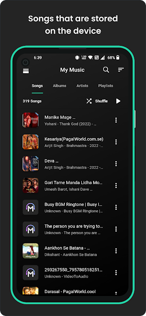 Musify - Offline Music Player Screenshot 0