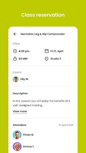 SCE Fitness Screenshot 3
