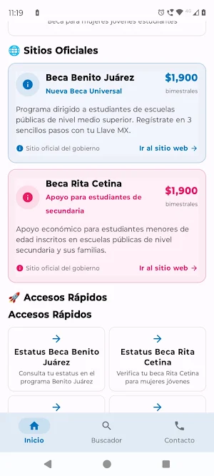 Buscador Estatus BECAS info Screenshot 2