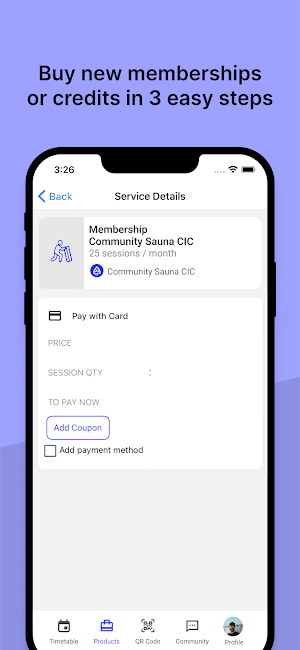 Community Sauna CIC Screenshot 1