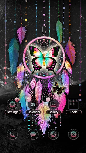 Dreamcatcher Night - Wallpaper Screenshot 0