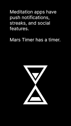 Mars Timer: Minimal Meditation Screenshot 0