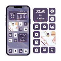 Wow Violet Theme - Icon Pack