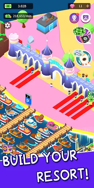 Idle Resort Tycoon Screenshot 0