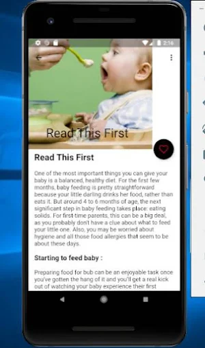 Easy Homemade Baby Food Ideas Screenshot 1