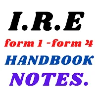 I.R.E: Handbook f1 - f4 notes.