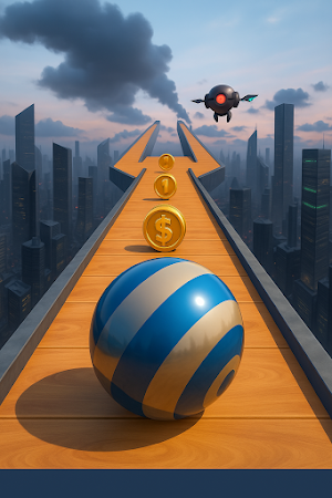 Rolling Ball City Run 3D Games Screenshot 3