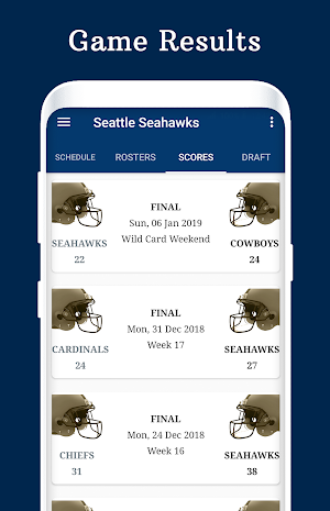 Seattle - Football Live Score & Schedule Screenshot 1