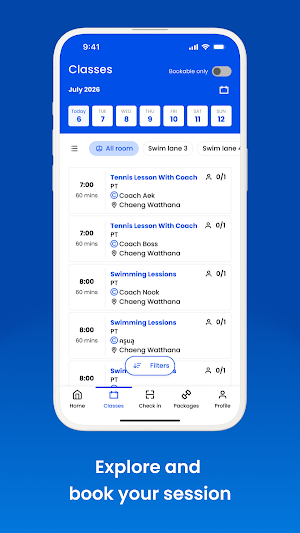F Serve Sports Club Screenshot 1