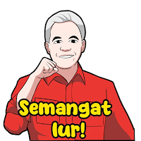 Stiker Ganjar Pranowo 2024