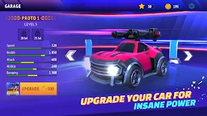 Crimson Wheels: Car Shooter Screenshot 2