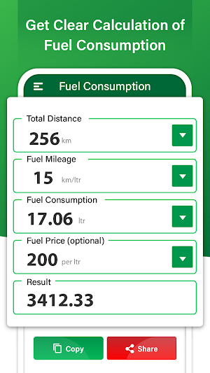 Fuel Price Calculator Screenshot 1