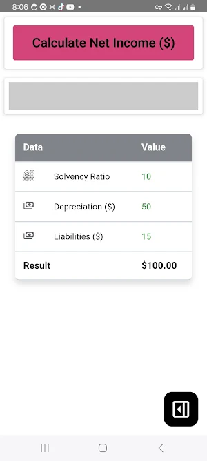 Solvency Ratio Calculator Screenshot 3