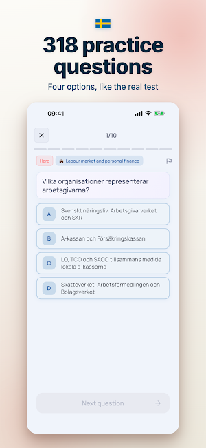 Medborgarskapsprovet 2026 Screenshot 1