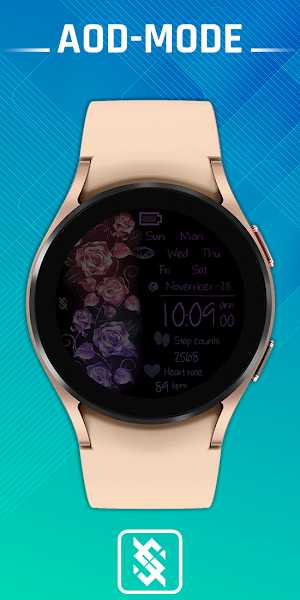 BFF39 - Neon Art Flower Rose Screenshot 1