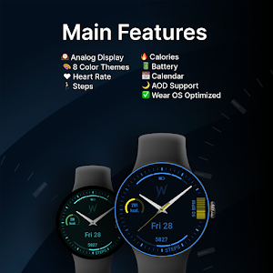 Neon Rim Watch Face Screenshot 1