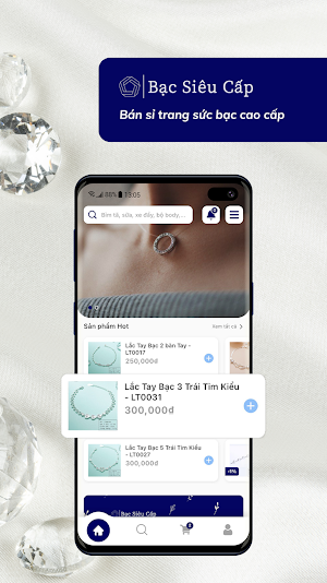 Bạc Siêu Cấp – Bán Sỉ Trang Sứ Screenshot 0