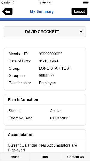 Fringe Benefit Group Health Screenshot 3