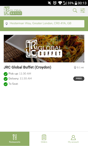 JRC Global Buffet Screenshot 0