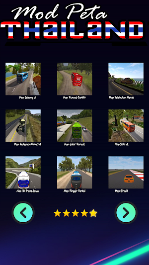 Mod Peta Bussid Thailand Screenshot 3