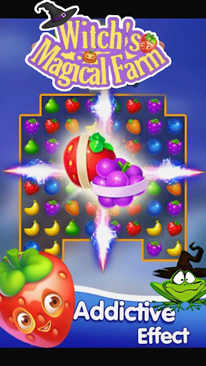Witch's Magical Farm: Match 3 Screenshot 0
