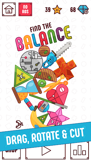 Find The Balance - Physical Funny Objects Puzzle Screenshot 0