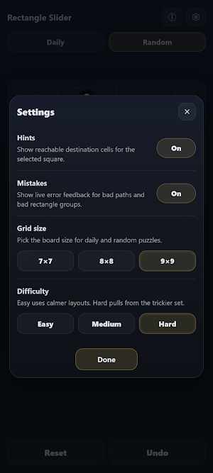 Rectangle Slider - Puzzle Screenshot 3