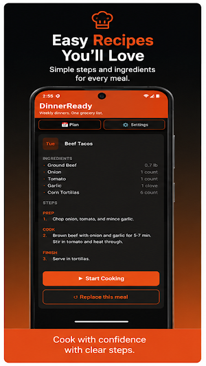 DinnerReady Screenshot 1