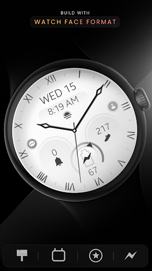 Minimal White v2 Watch Face Screenshot 2