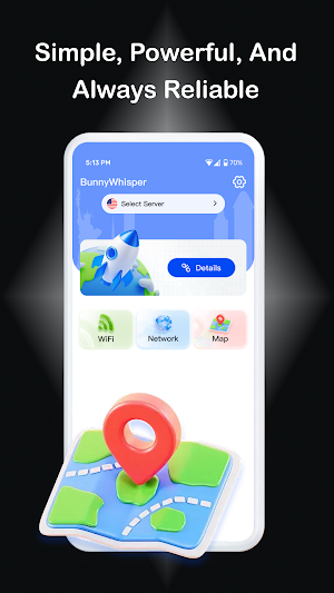 BunnyWhisper SecureNet VPN Screenshot 1