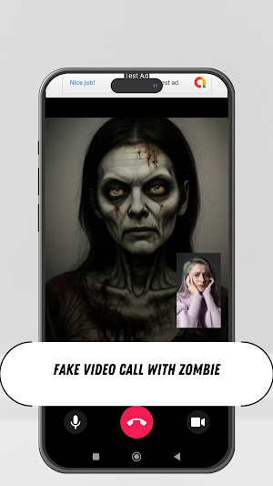Zombie Fake Video Call Screenshot 0
