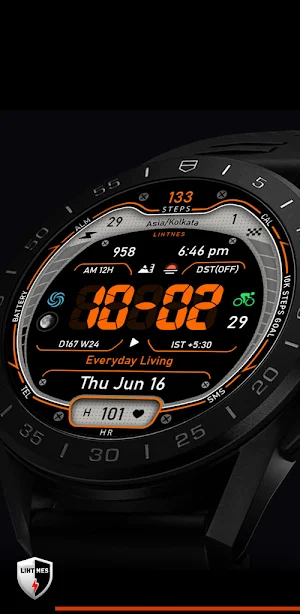 Digital Watch Face 054 Screenshot 1