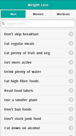 Weight Loss Tips & Tricks Screenshot 0