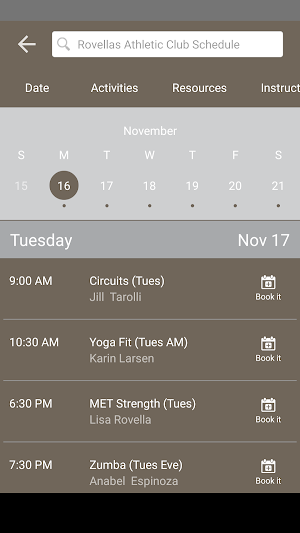 Rovella's Athletic Club Screenshot 2