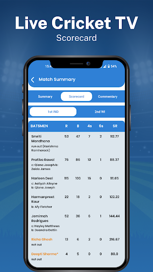 Live cricket TV HD streaming Screenshot 2