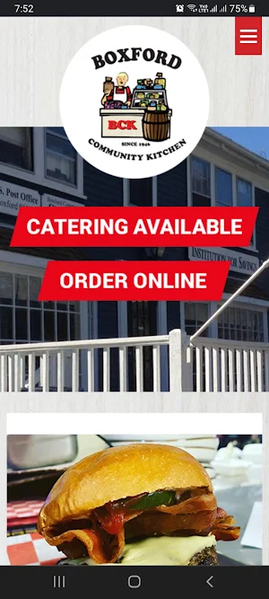 The Boxford Community Kitchen Screenshot 2