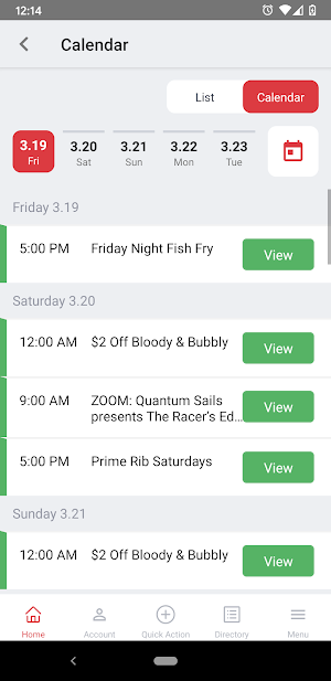 Columbia Yacht Club Screenshot 2