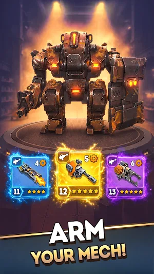 Mecha Warrior: Robot Idle TD Screenshot 2