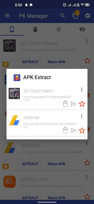 PK Manager - APK Extractor Screenshot 1