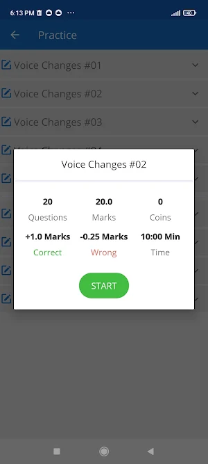 Active and Passive Voice Quiz Screenshot 2