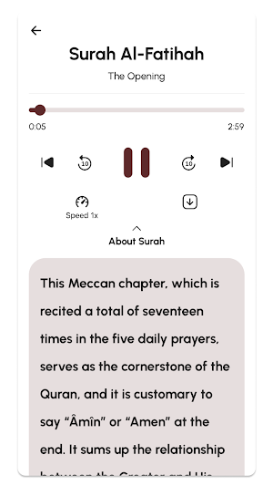The Clear Quran Audiobook Screenshot 2