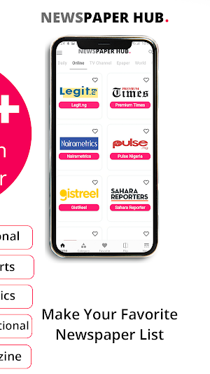 300 + All Nigeria Newspapers 📰 Newspaper Hub Screenshot 2