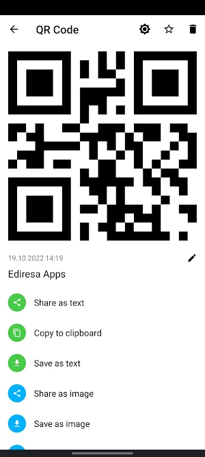 QR codes. Reader and Generator Screenshot 0