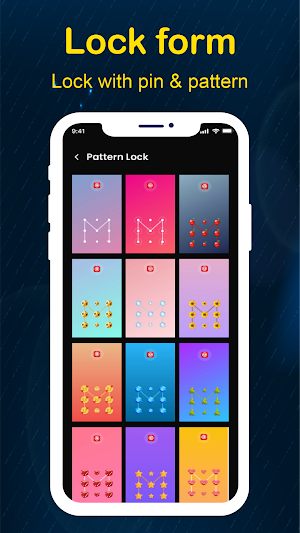 App lock with Pin, Fingerprint Screenshot 1