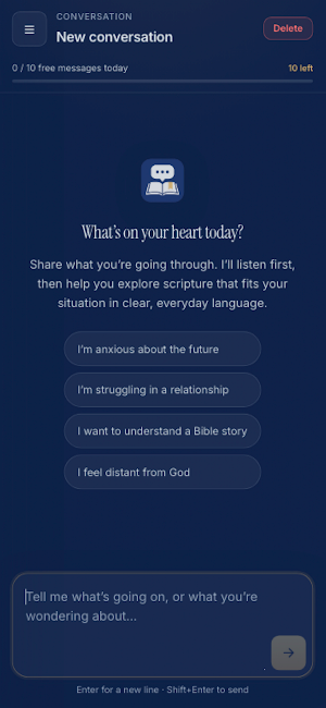 Bible Chat Screenshot 1